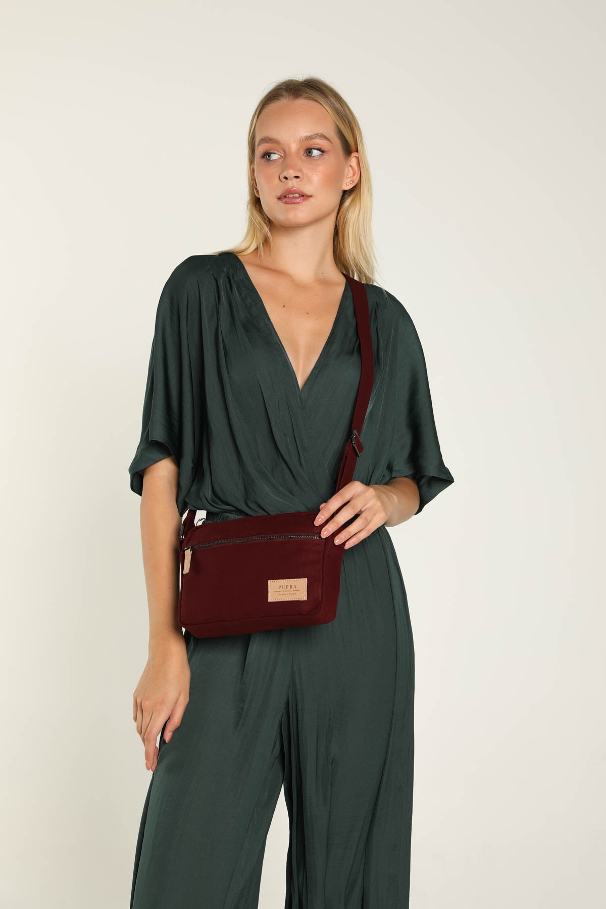 Roxy Crossbody Bag - Claret Red