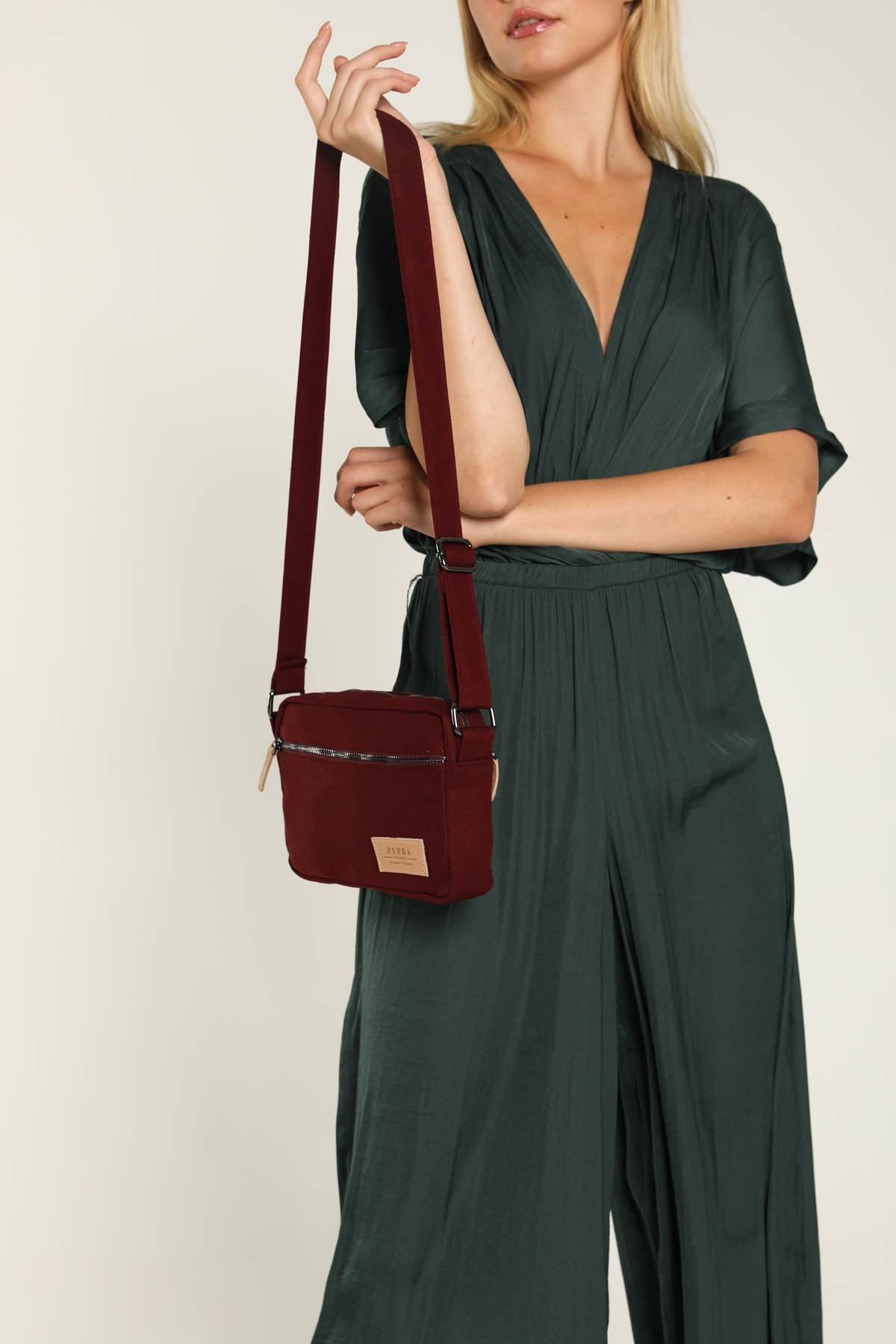 Roxy Crossbody Bag - Claret Red