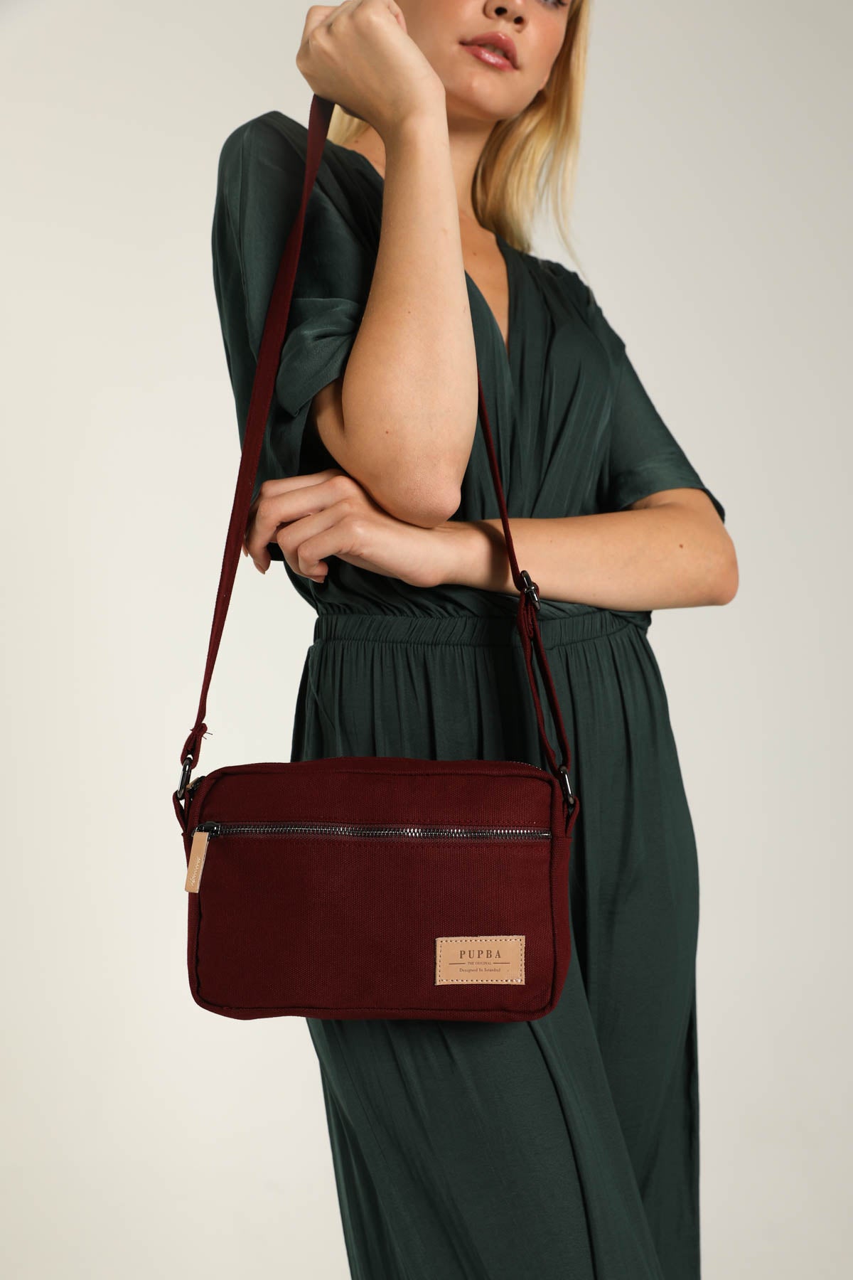 Roxy Crossbody Bag - Claret Red