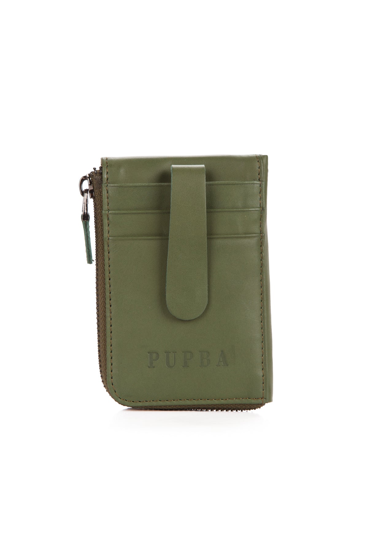 Pi Leather Wallet - Green
